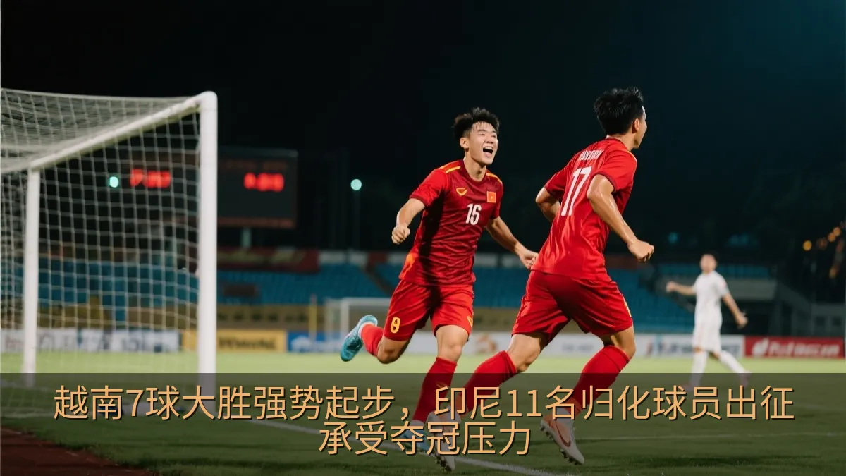 越南7球大胜强势起步，印尼11名归化球员出征承受夺冠压力