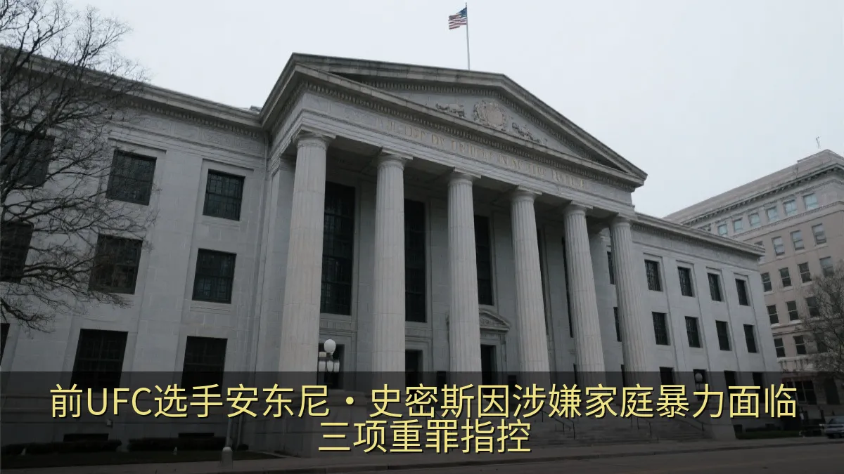 前UFC选手安东尼·史密斯因涉嫌家庭暴力面临三项重罪指控